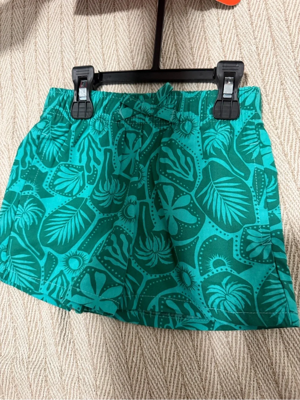 wonder nation Pink/Orange/Green Tiered Tropical Tank & Skort Set